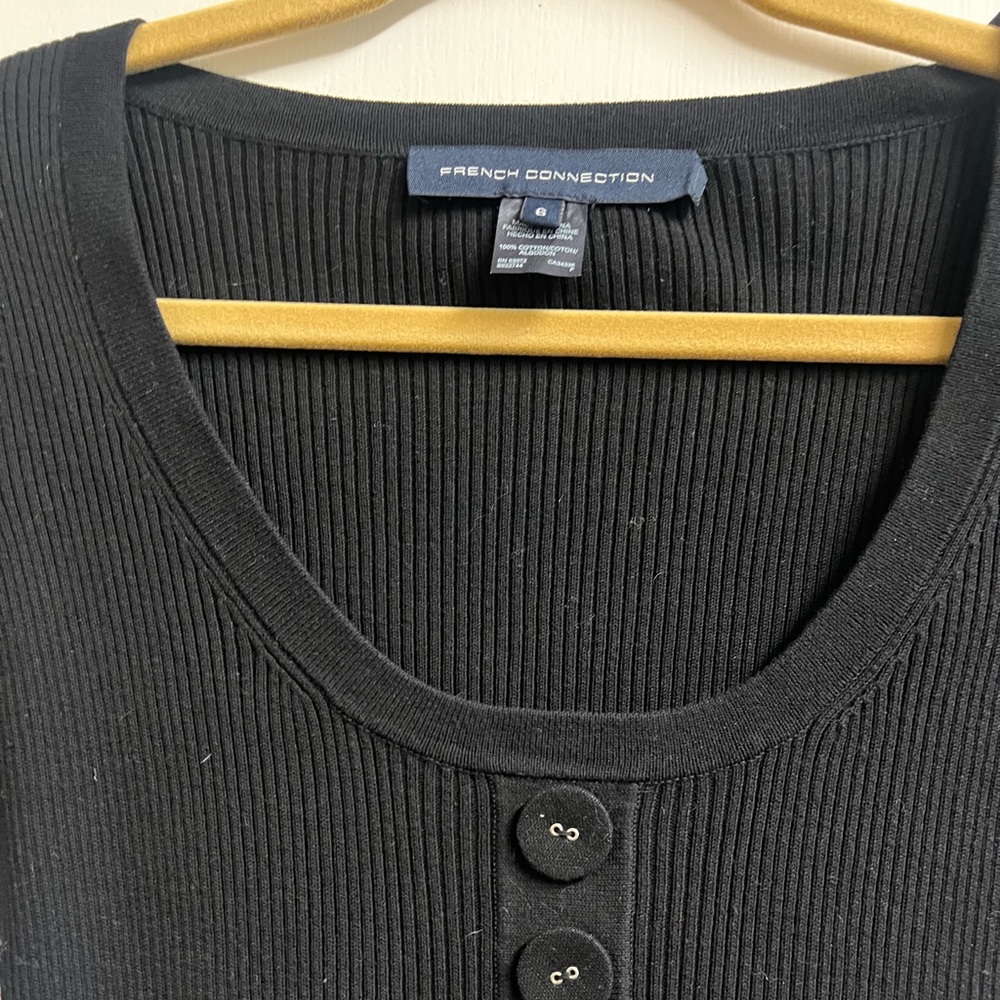 French Connection Black Sweater Dress View 3